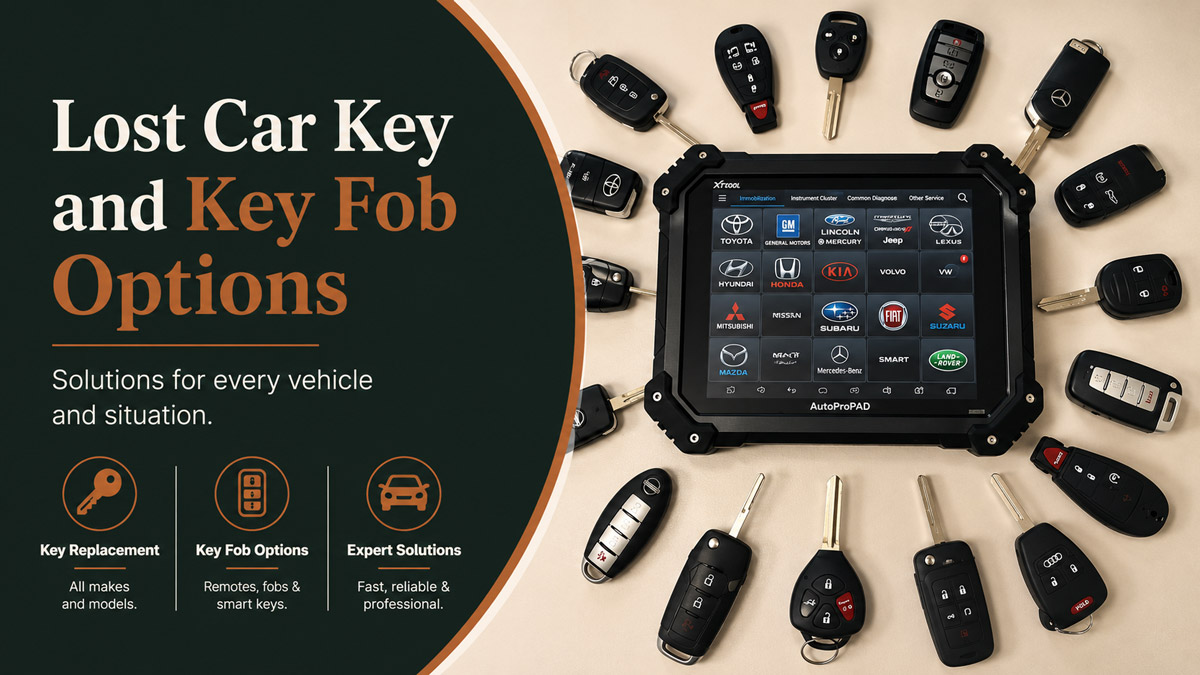 Lost Car Key and Key Fob Options