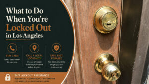 What to Do When You’re Locked Out in Los Angeles