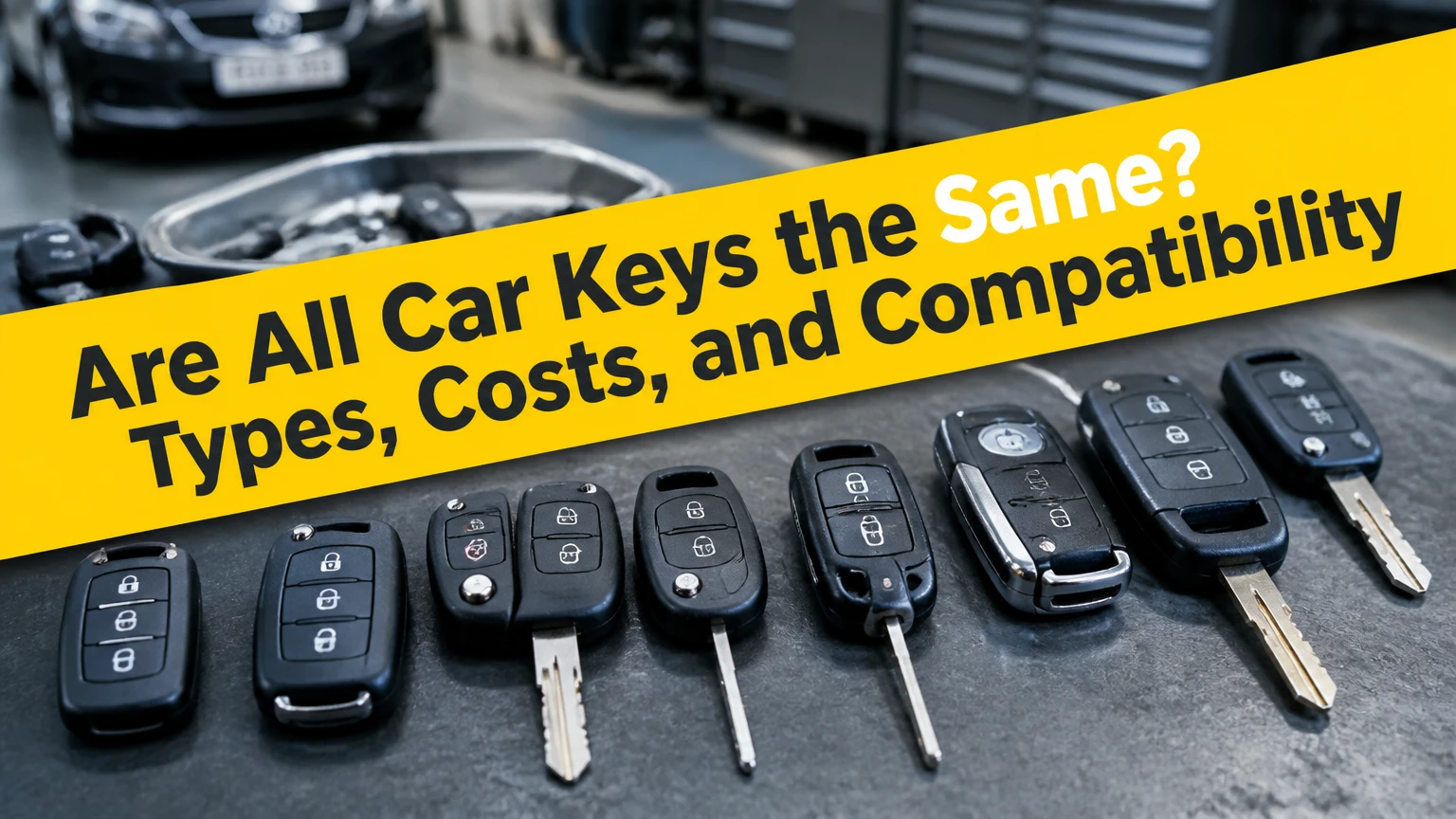 are all car keys the same types costs and compatibility