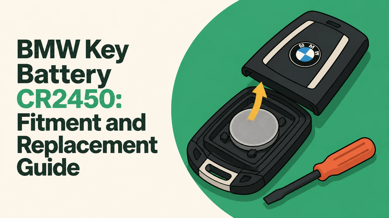 bmw key battery cr2450 fitment and replacement guide