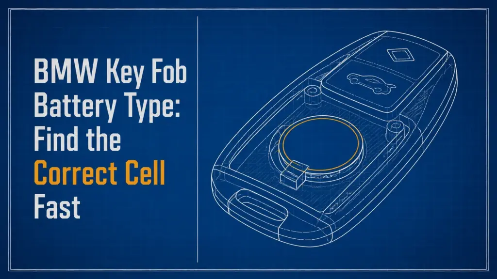 bmw key fob battery type find the correct cell fast