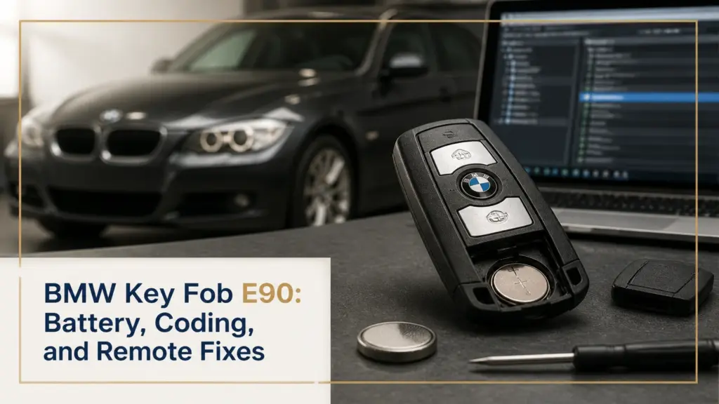 bmw key fob e90 battery coding and remote fixes
