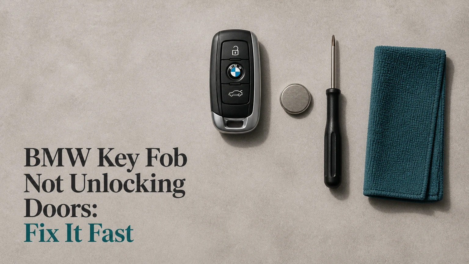bmw key fob not unlocking doors fix it fast