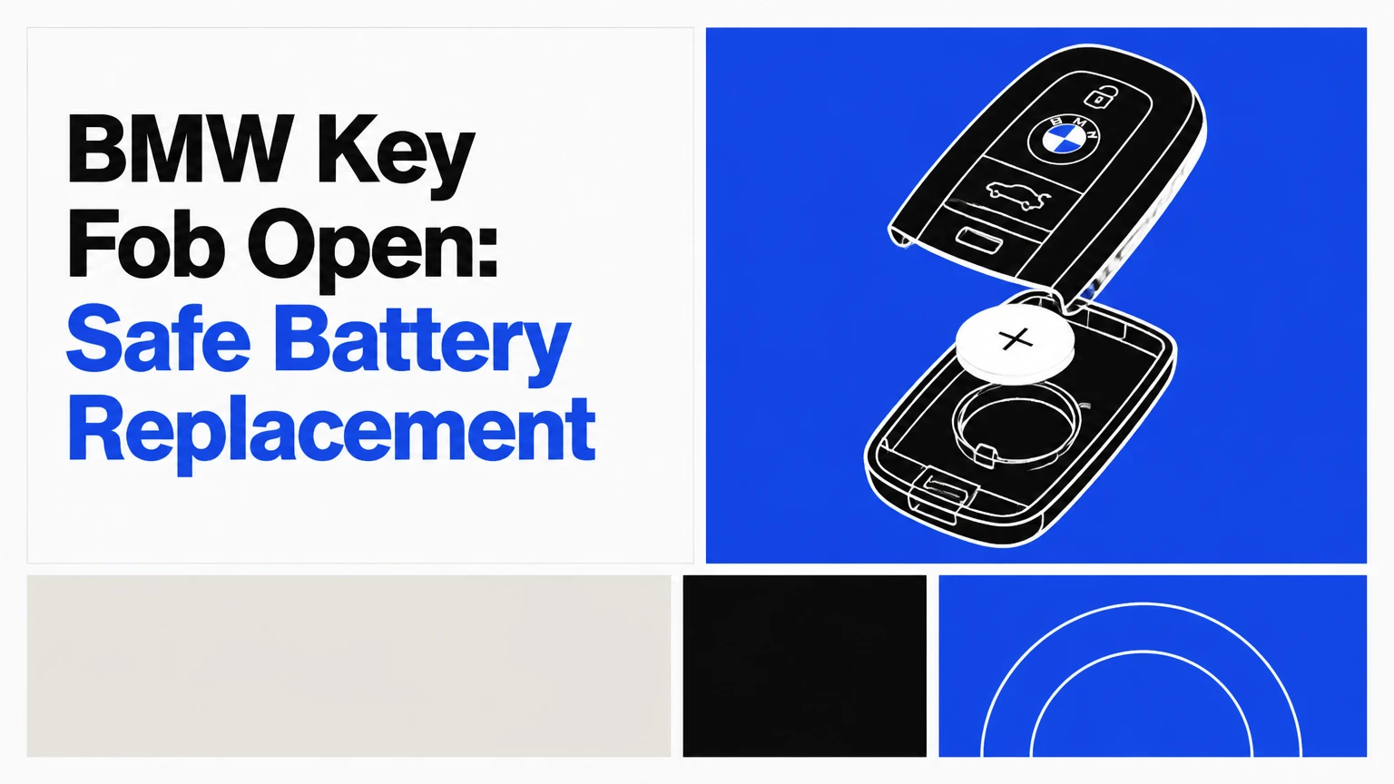 bmw key fob open safe battery replacement