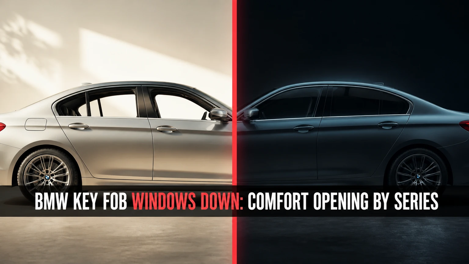 bmw key fob windows down comfort opening by series