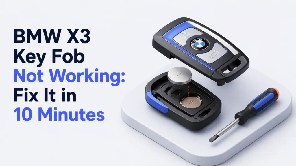 bmw x3 key fob not working fix it in 10 minutes