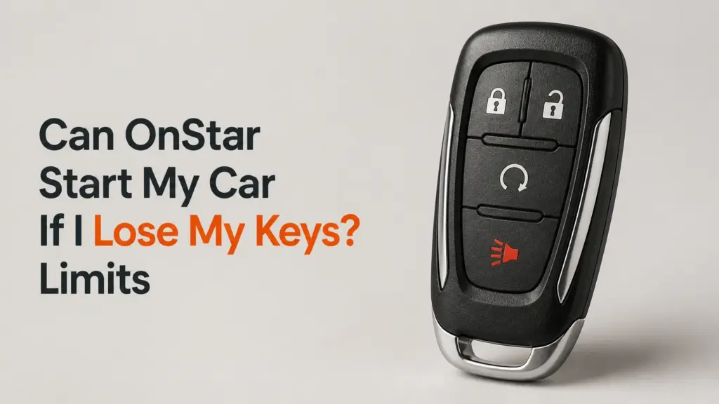can onstar start my car if i lose my keys limits