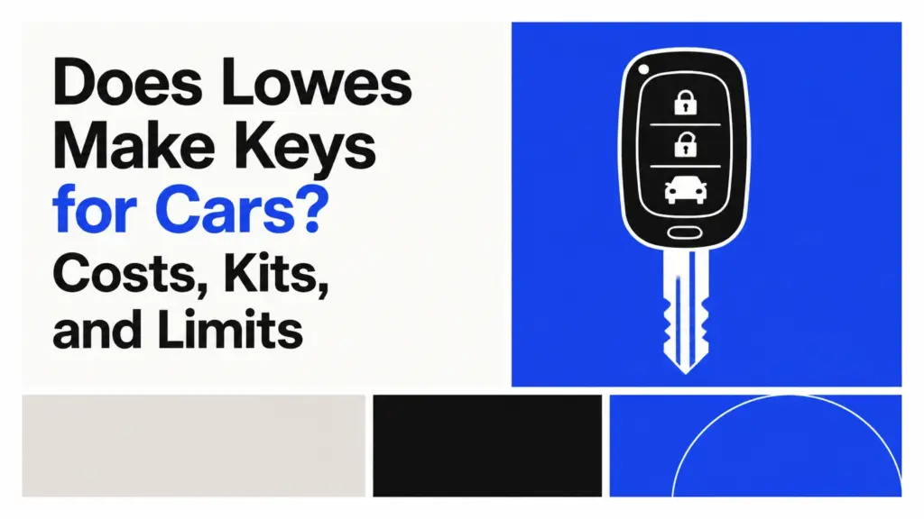 does lowes make keys for cars costs kits and limits