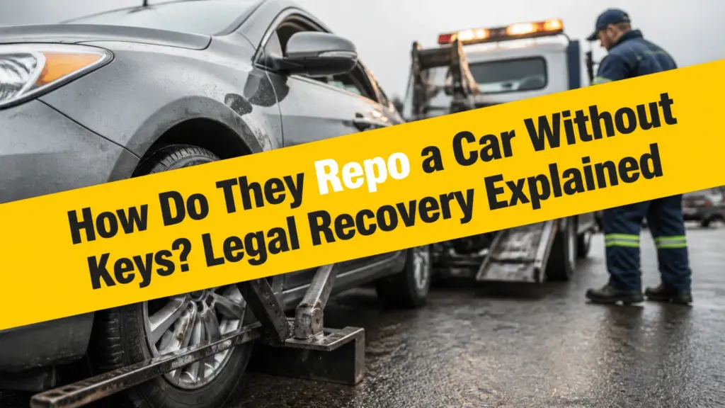 how do they repo a car without keys legal recovery explained