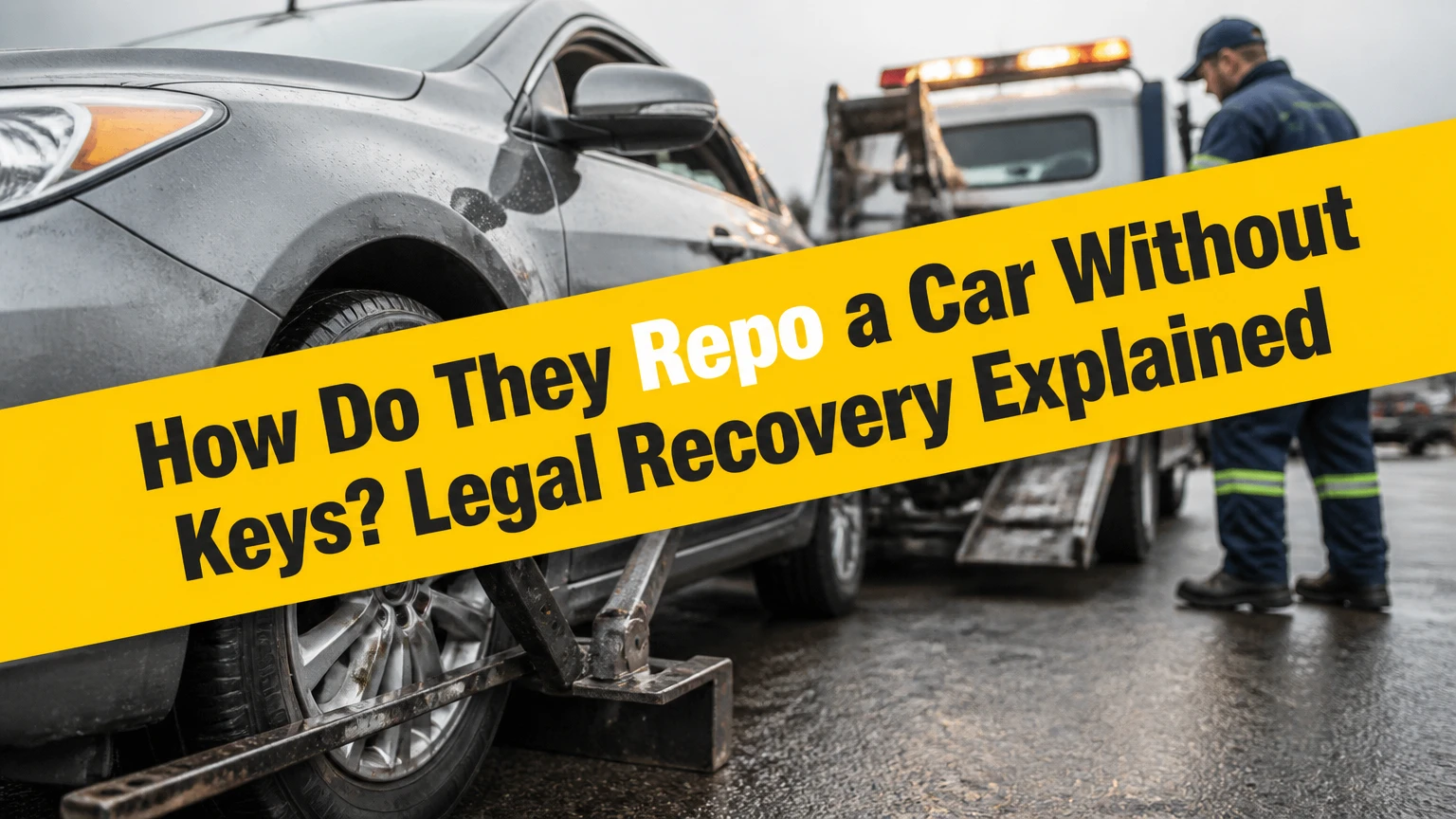 how do they repo a car without keys legal recovery explained