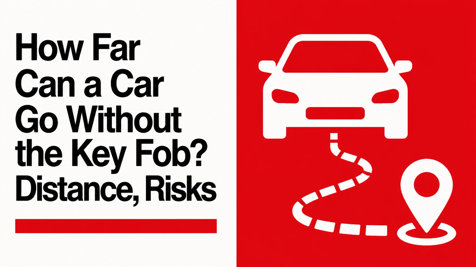 how far can a car go without the key fob distance risks