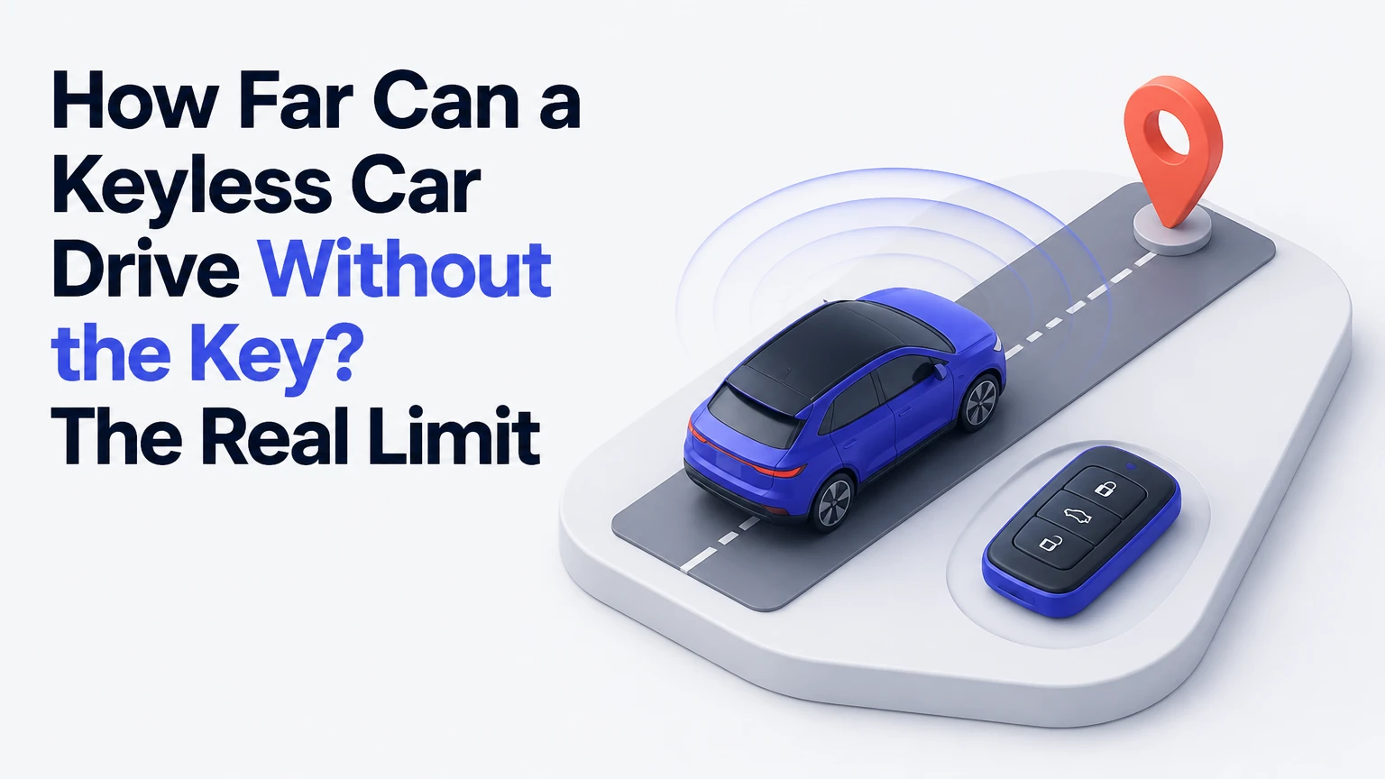 how far can a keyless car drive without the key the real limit