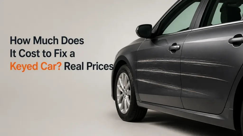 how much does it cost to fix a keyed car real prices