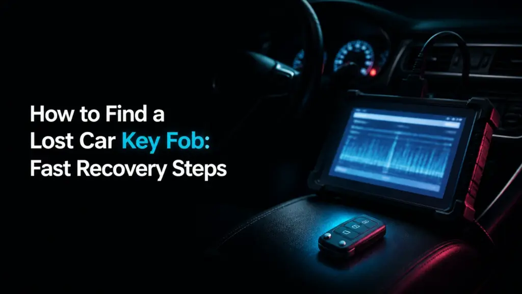 how to find a lost car key fob fast recovery steps