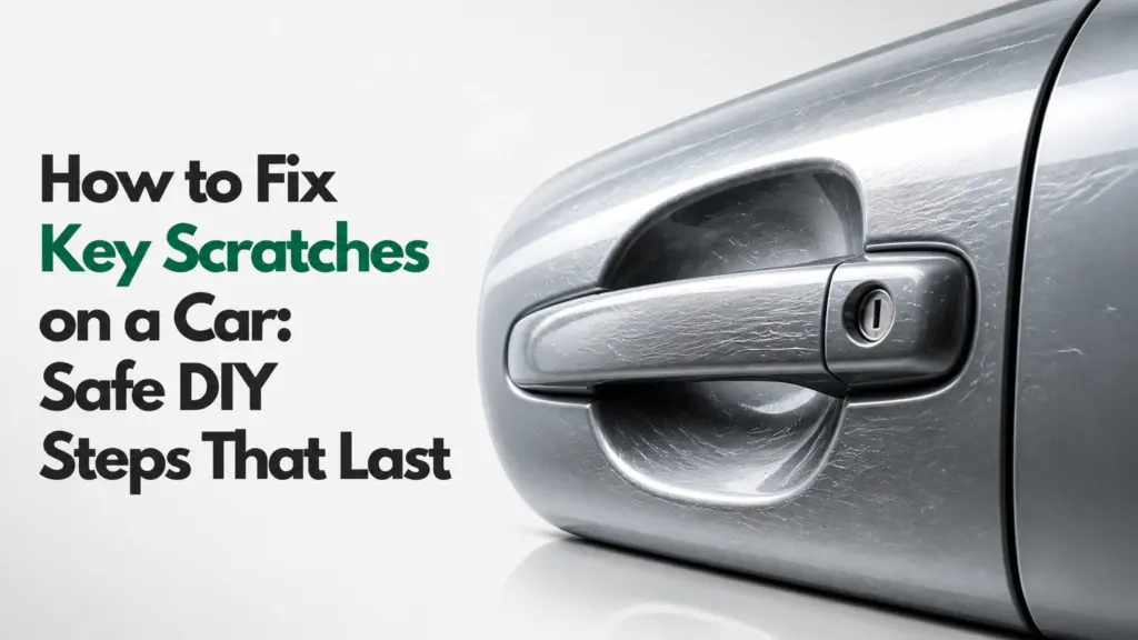how to fix key scratches on a car safe diy steps that last