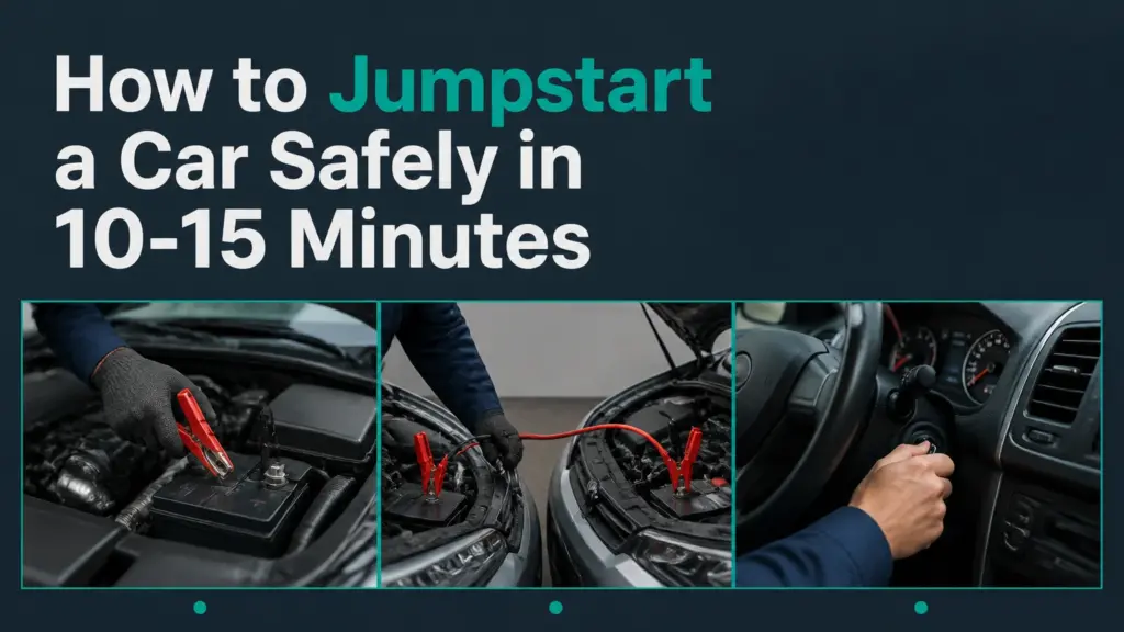 how to jumpstart a car safely in 10 15 minutes