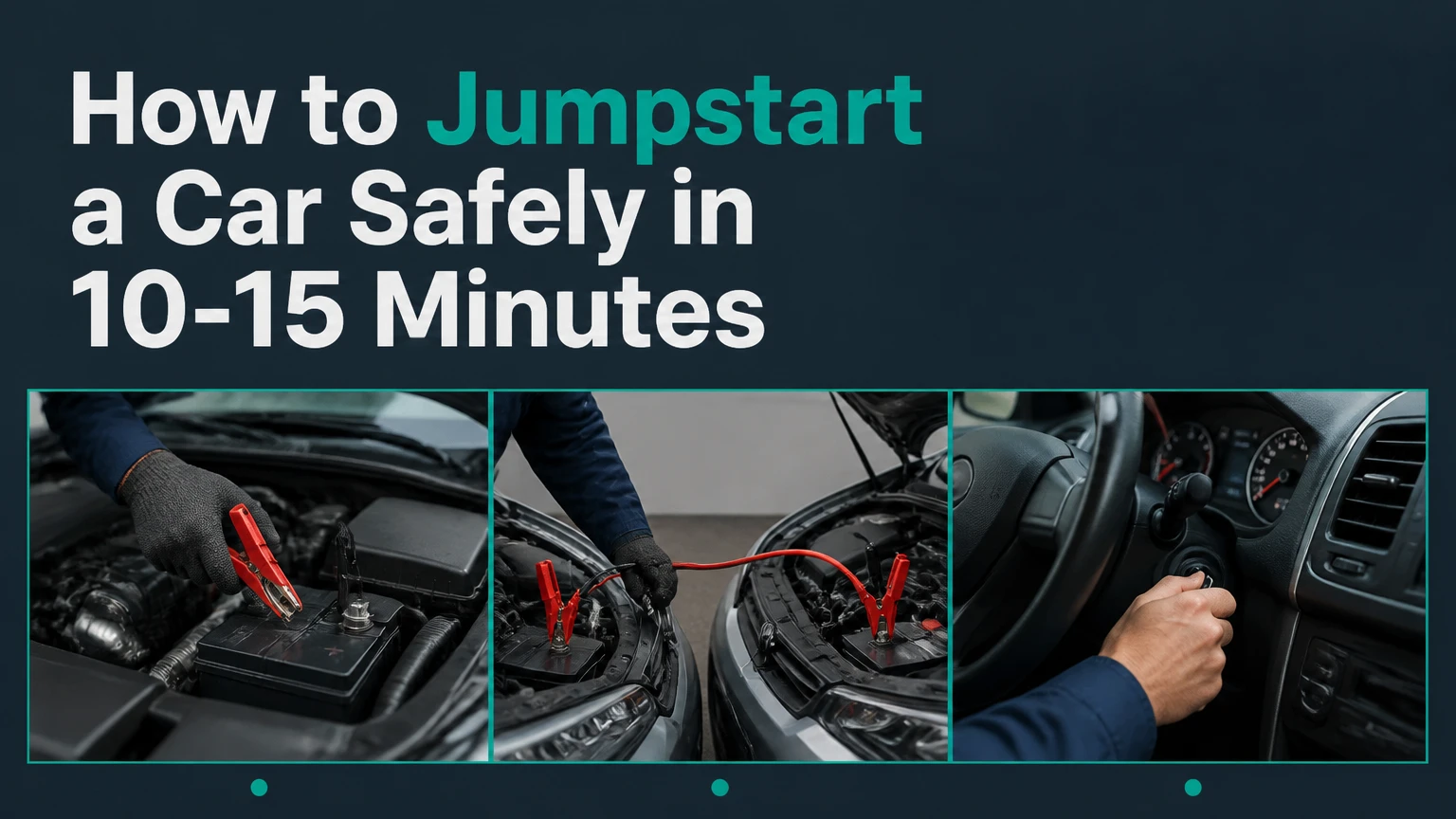 how to jumpstart a car safely in 10 15 minutes