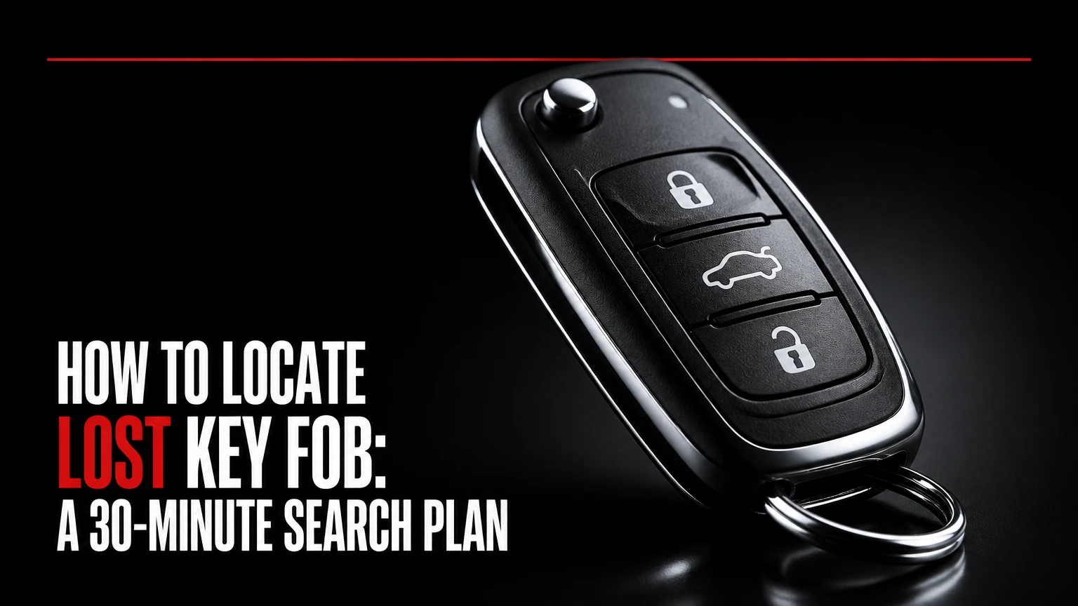 how to locate lost key fob a 30 minute search plan