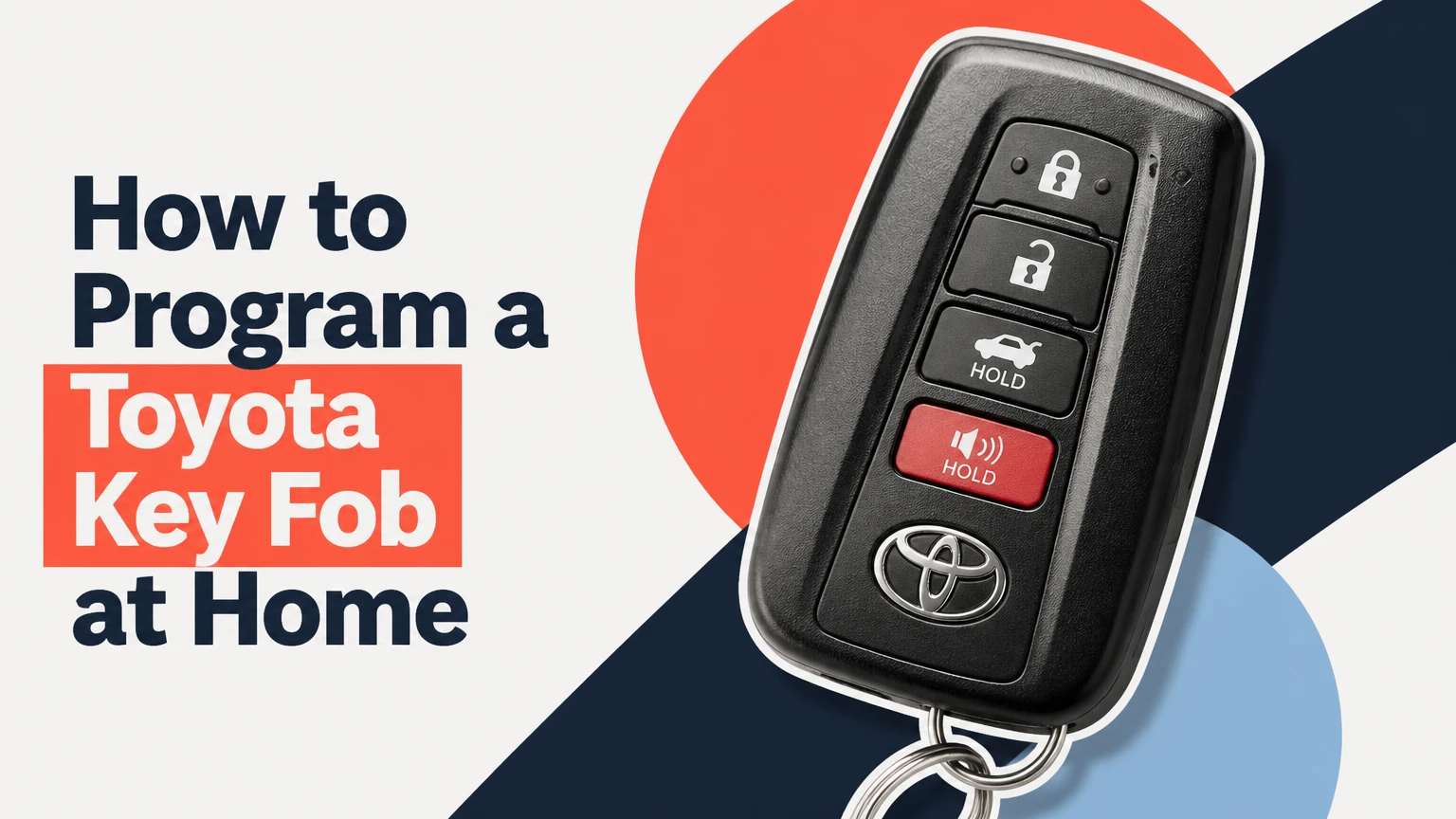 how to program a toyota key fob at home