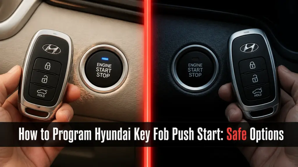 how to program hyundai key fob push start safe options