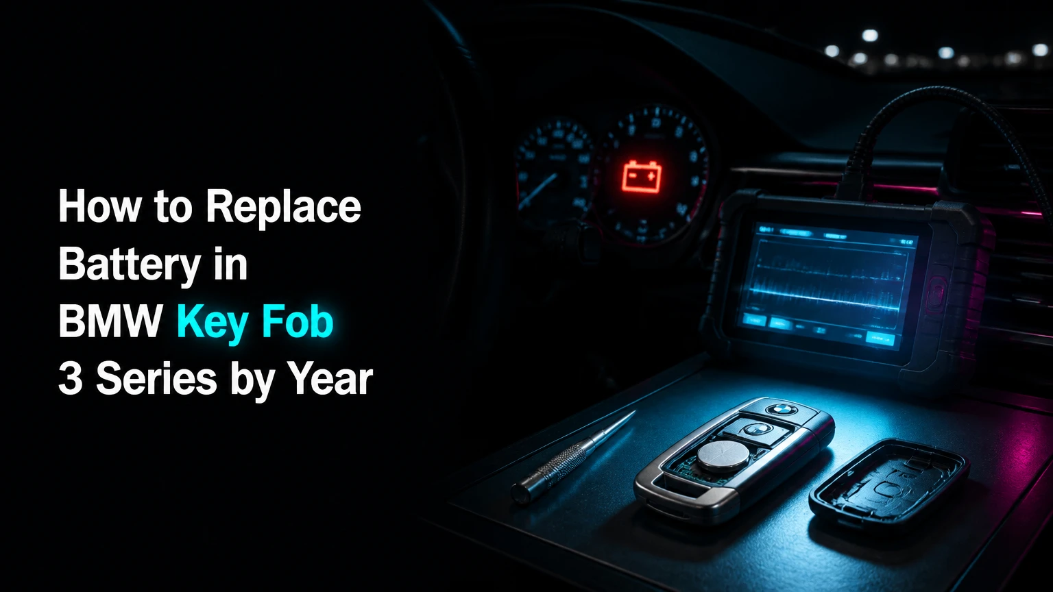 how to replace battery in bmw key fob 3 series by year