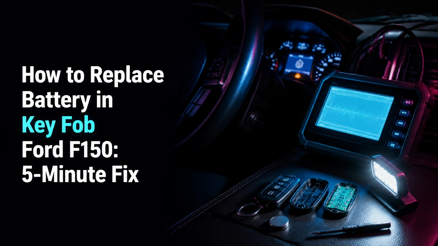 how to replace battery in key fob ford f150 5 minute fix