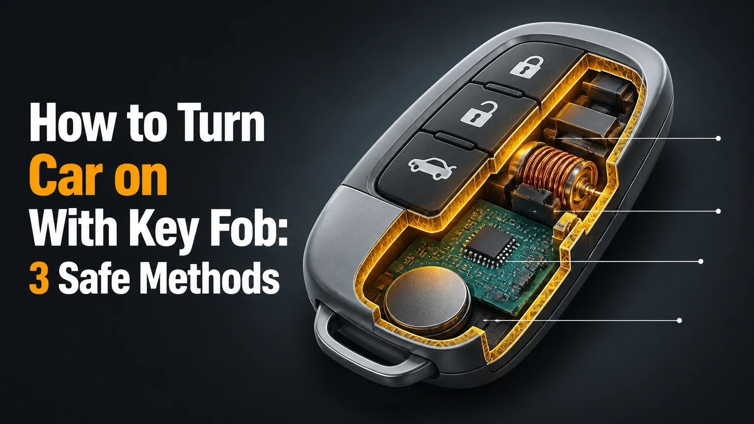 how to turn car on with key fob 3 safe methods
