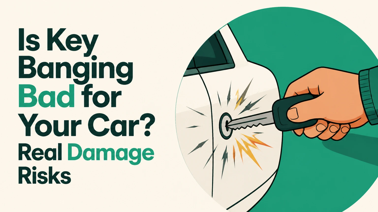 is key banging bad for your car real damage risks