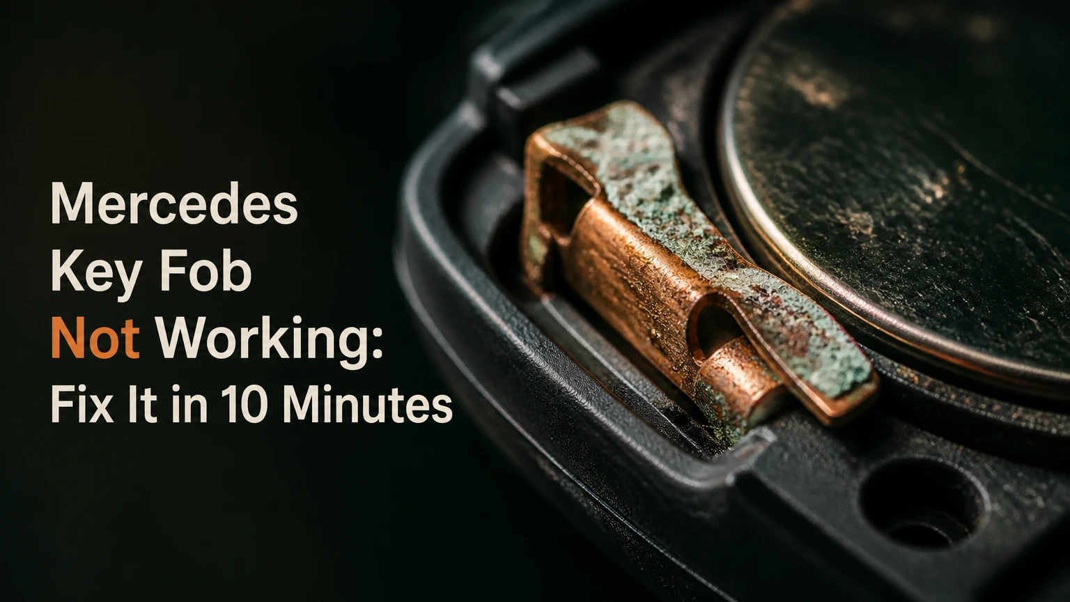 mercedes key fob not working fix it in 10 minutes
