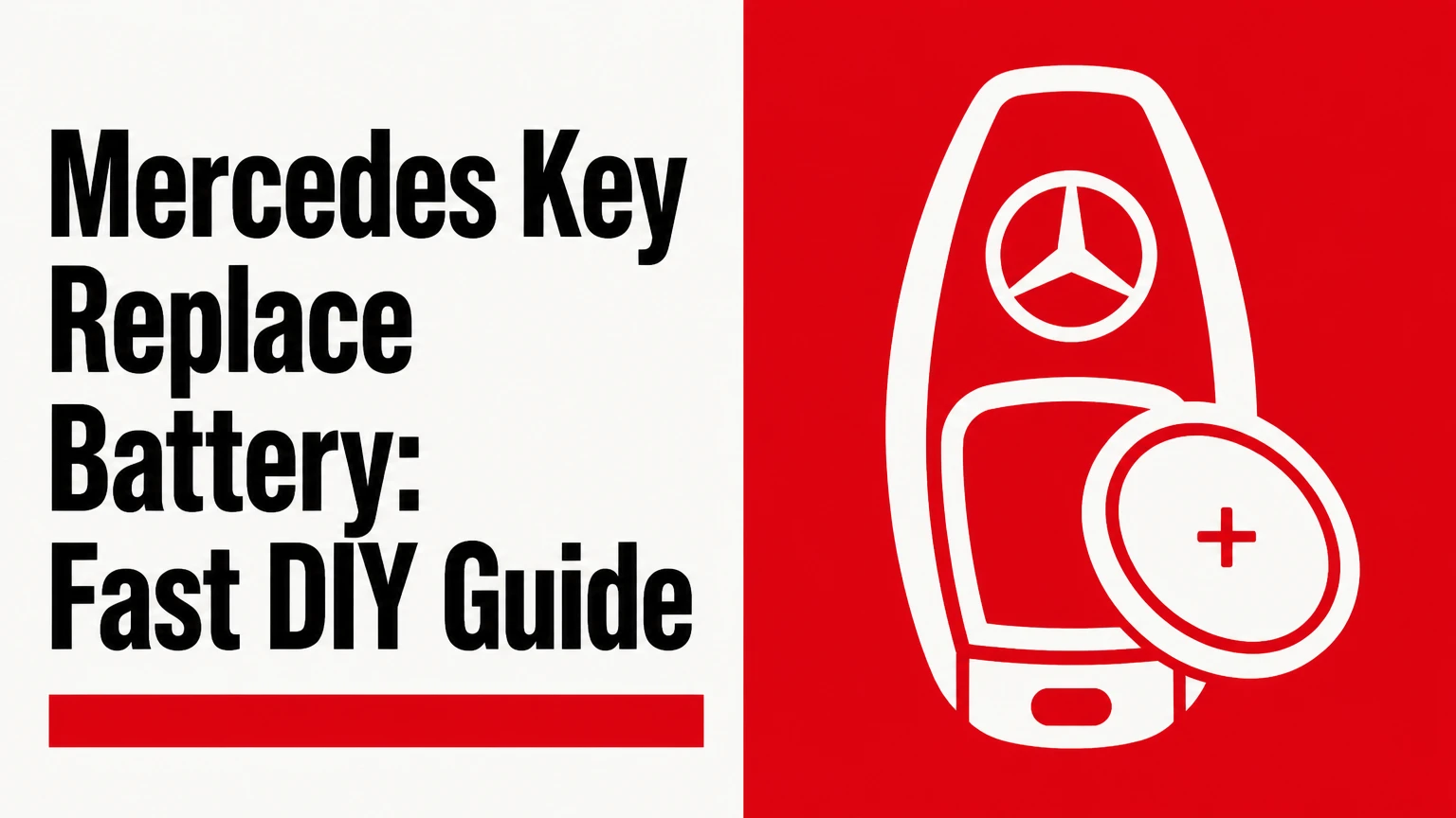 mercedes key replace battery fast diy guide