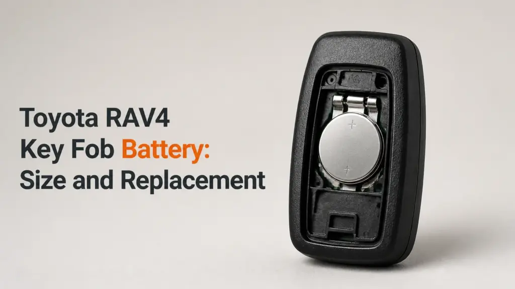 toyota rav4 key fob battery size and replacement