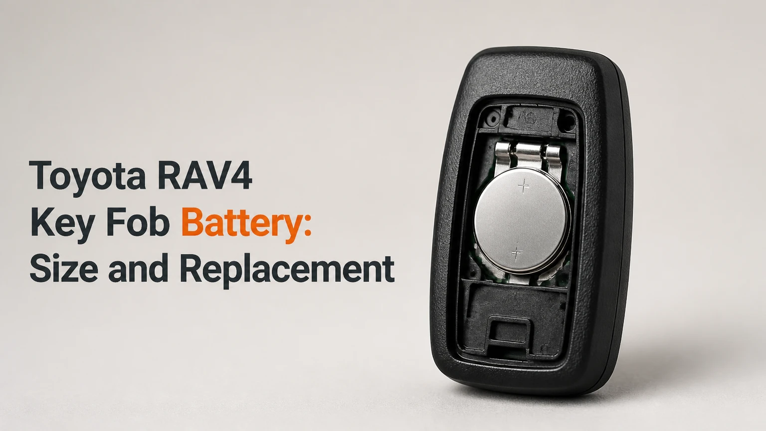 toyota rav4 key fob battery size and replacement
