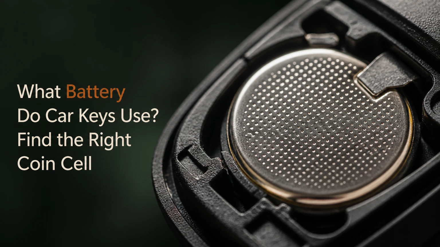 what battery do car keys use find the right coin cell