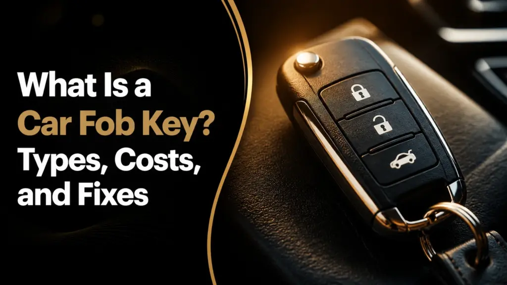 what is a car fob key types costs and fixes