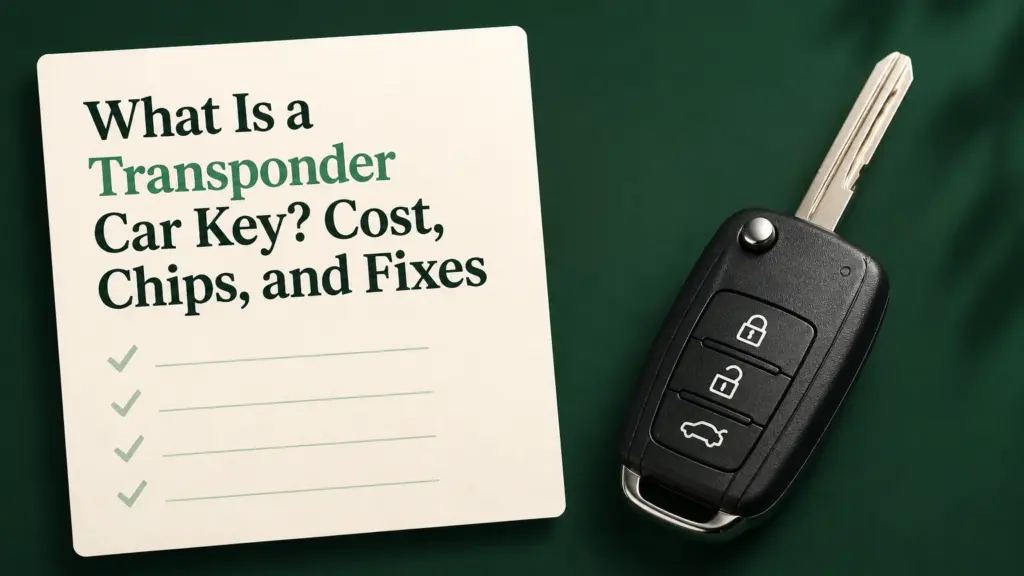 what is a transponder car key cost chips and fixes