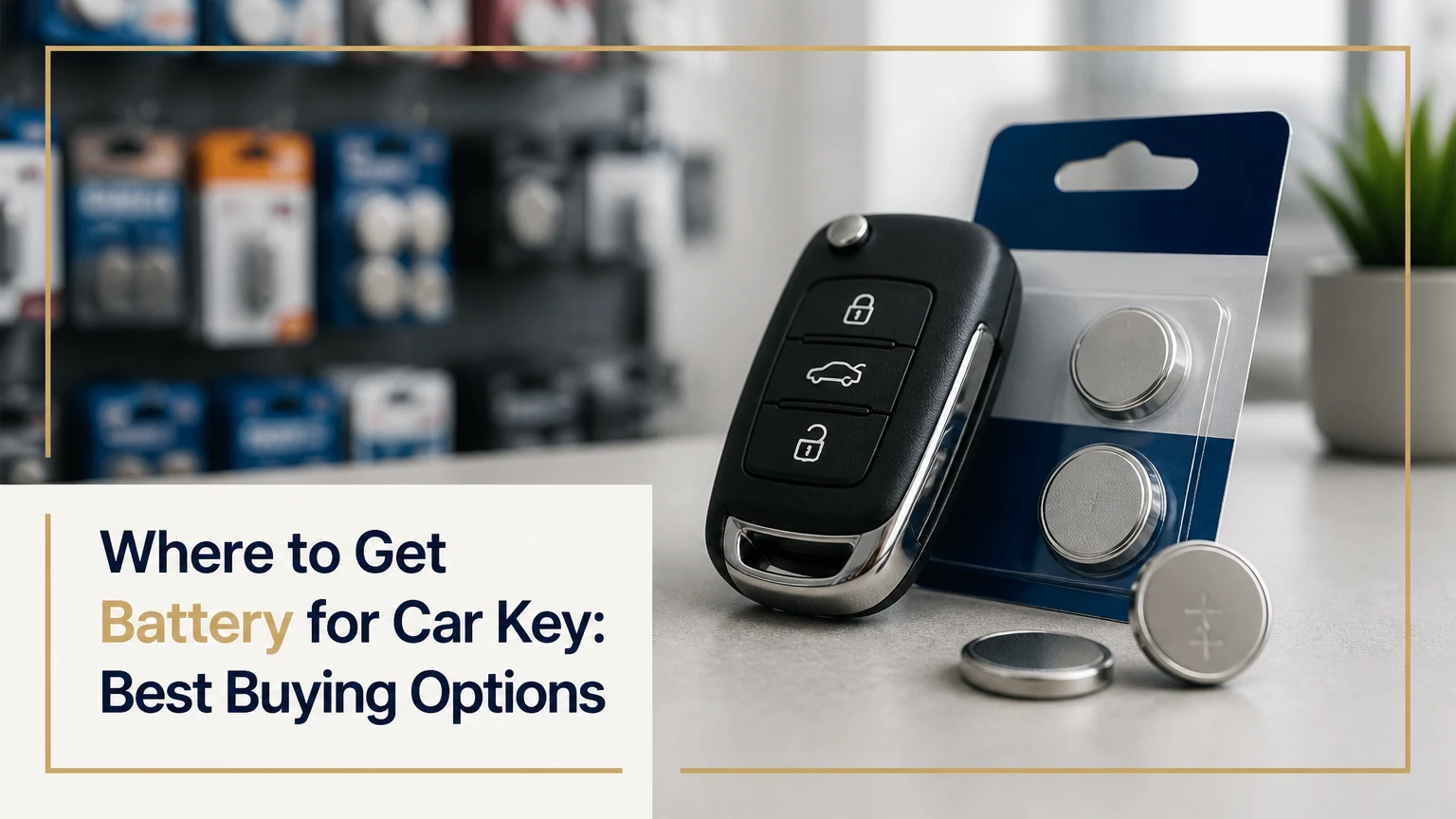 where to get battery for car key best buying options