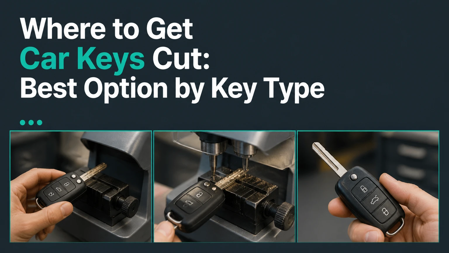 where to get car keys cut best option by key type