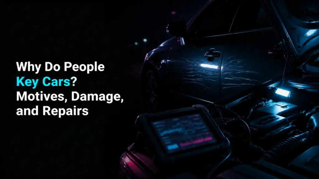 why do people key cars motives damage and repairs