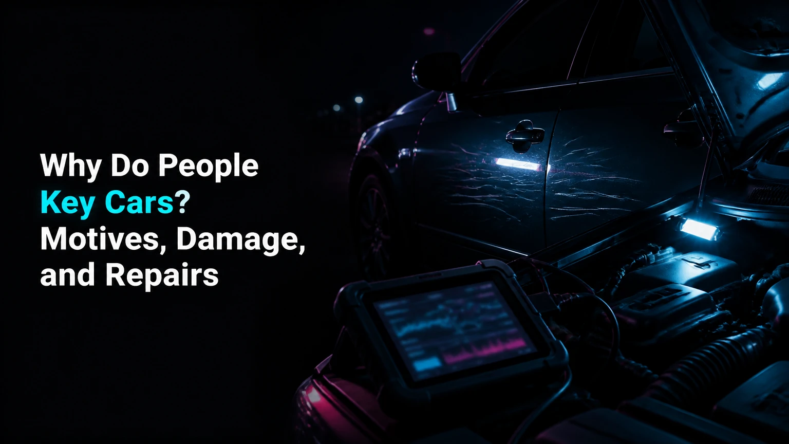 why do people key cars motives damage and repairs