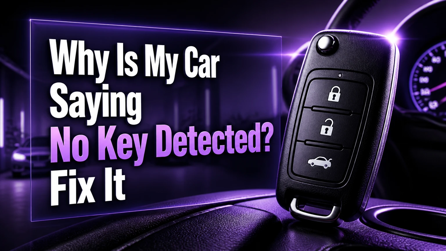why is my car saying no key detected fix it