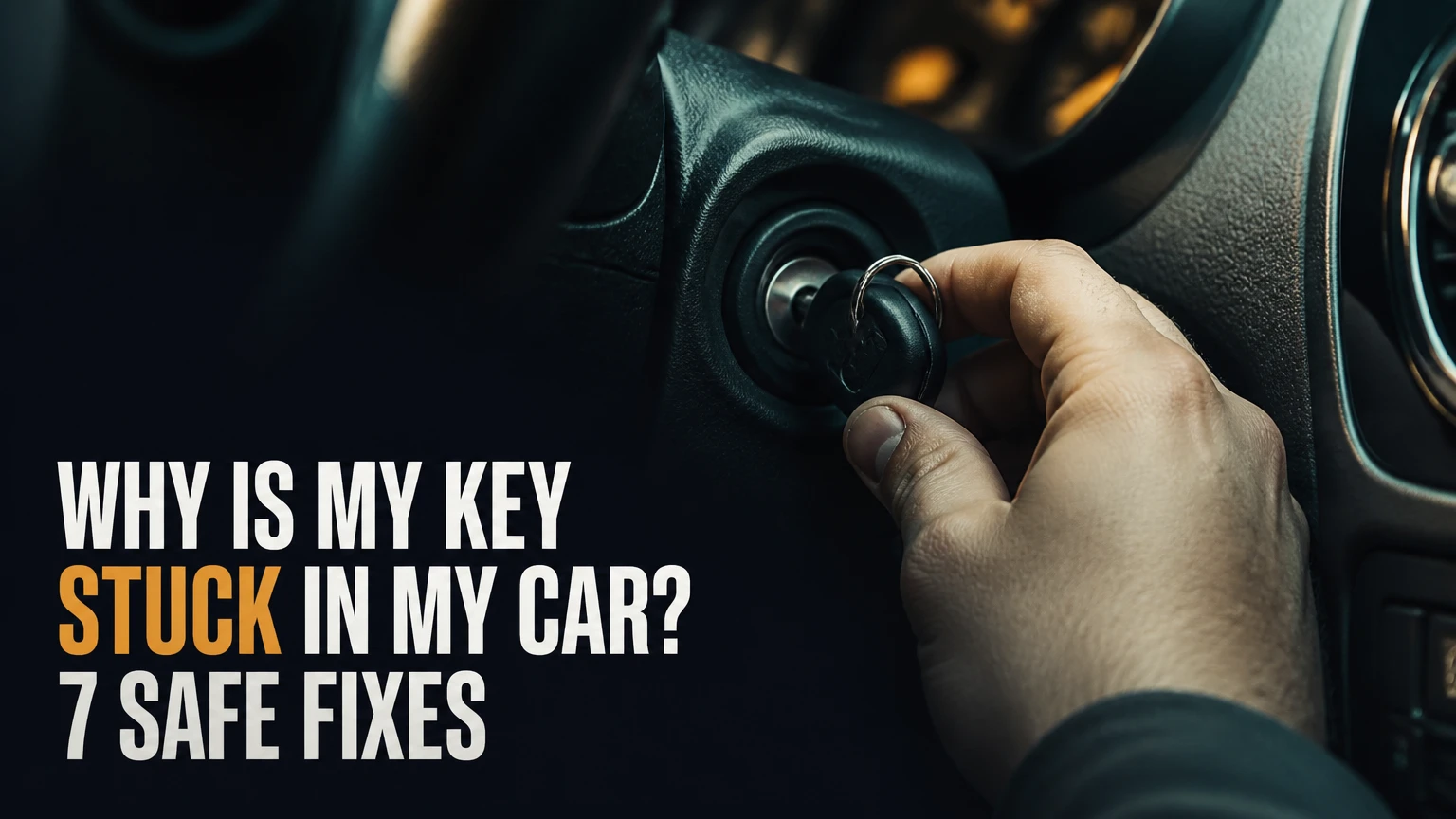 why is my key stuck in my car 7 safe fixes