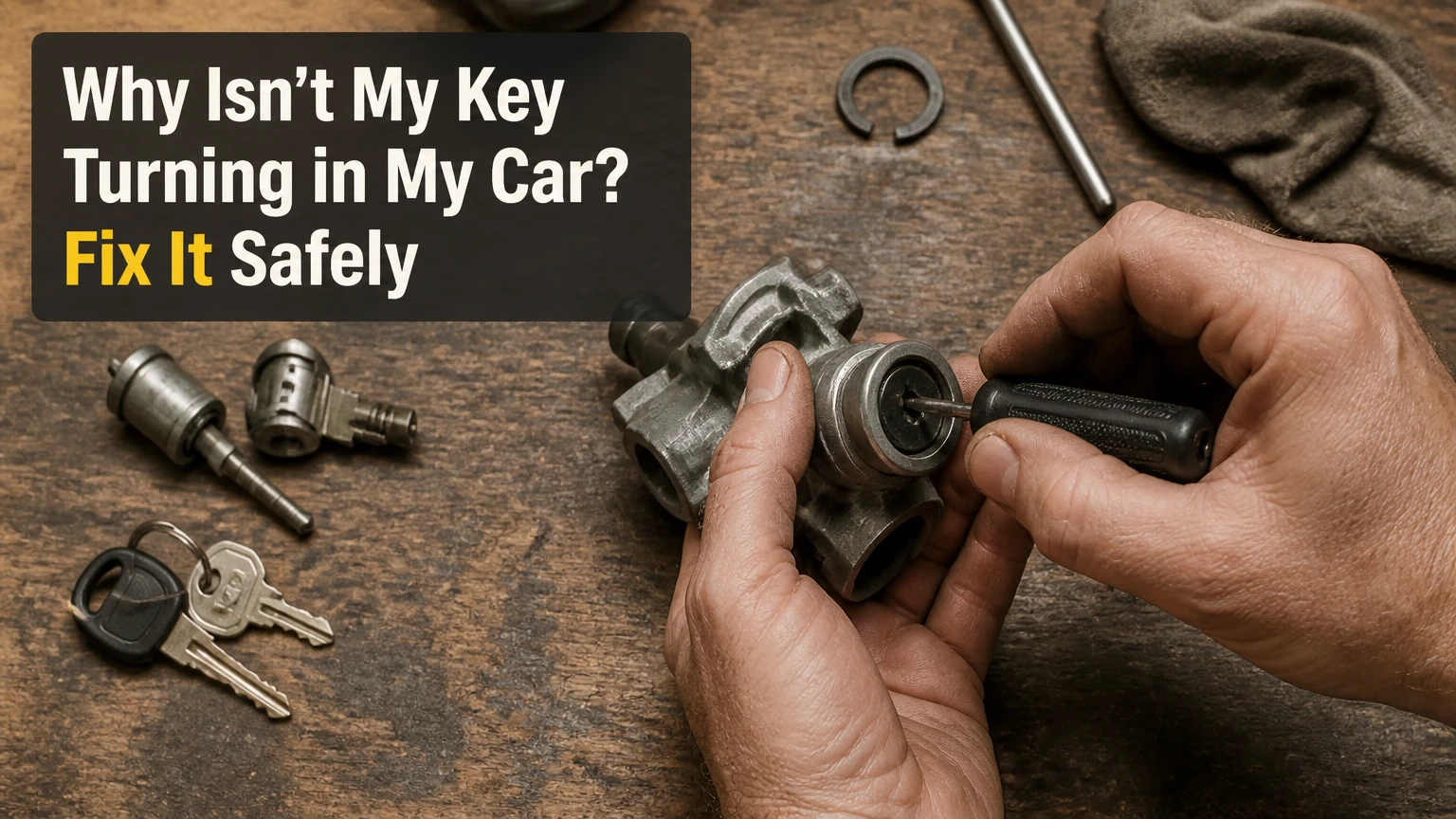 why isnt my key turning in my car fix it safely