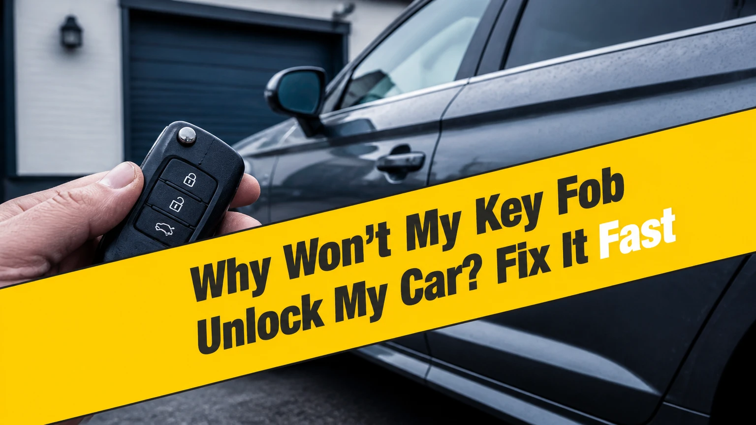 why wont my key fob unlock my car fix it fast