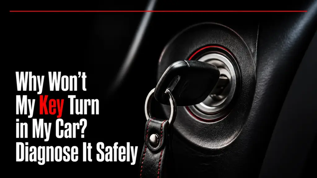 why wont my key turn in my car diagnose it safely