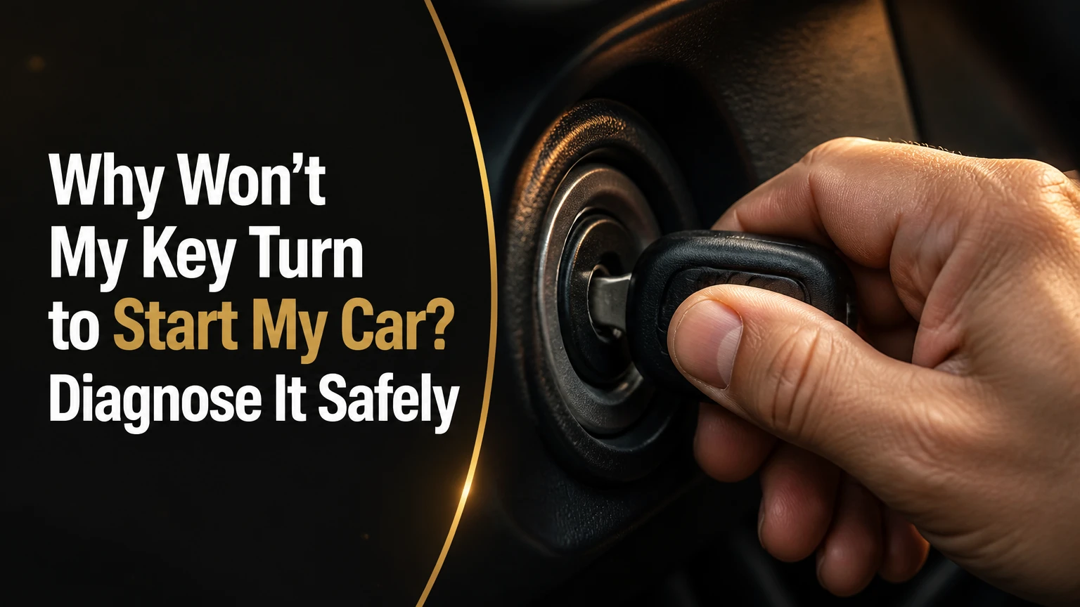 why wont my key turn to start my car diagnose it safely