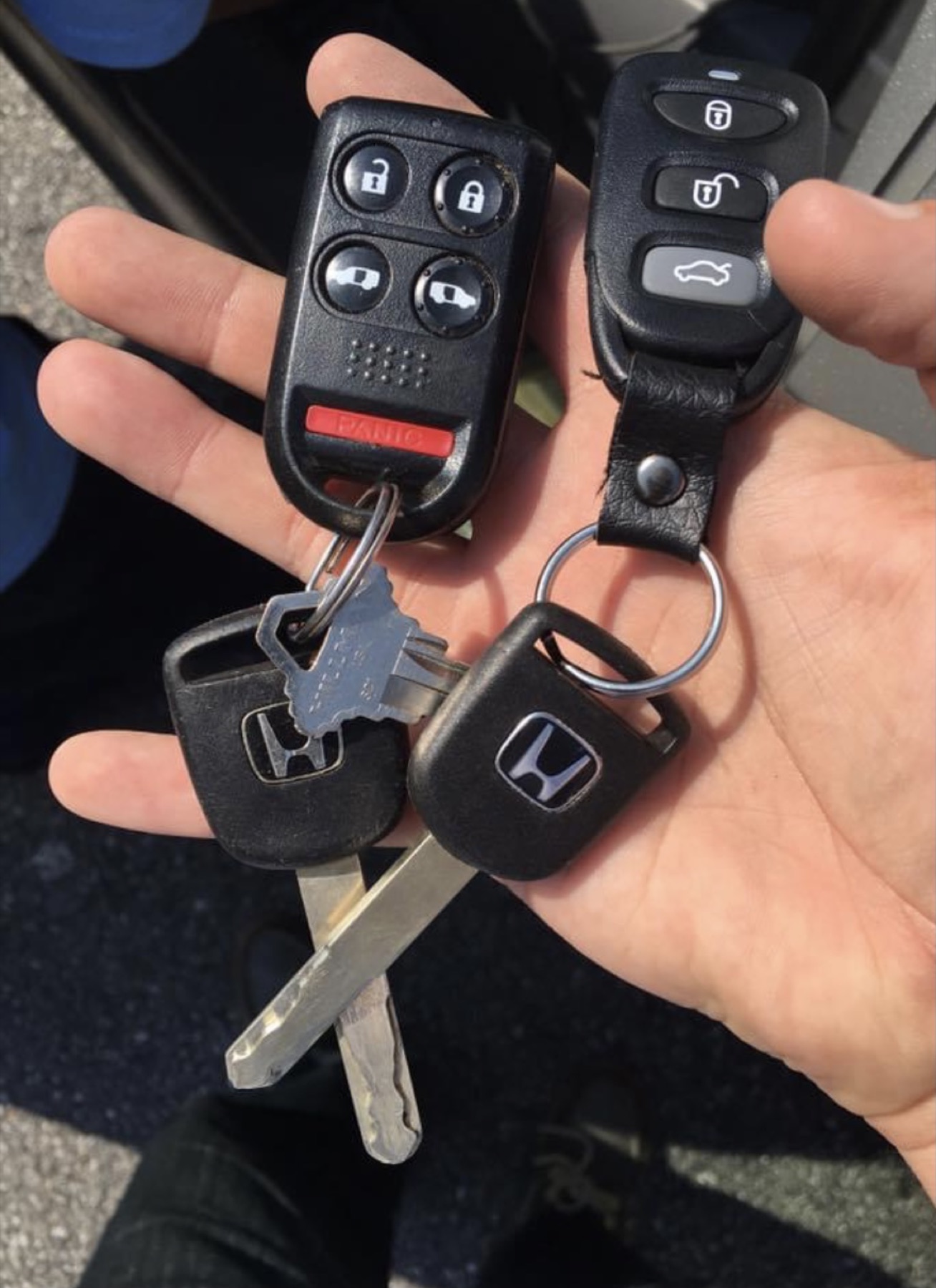 Honda key and remote set