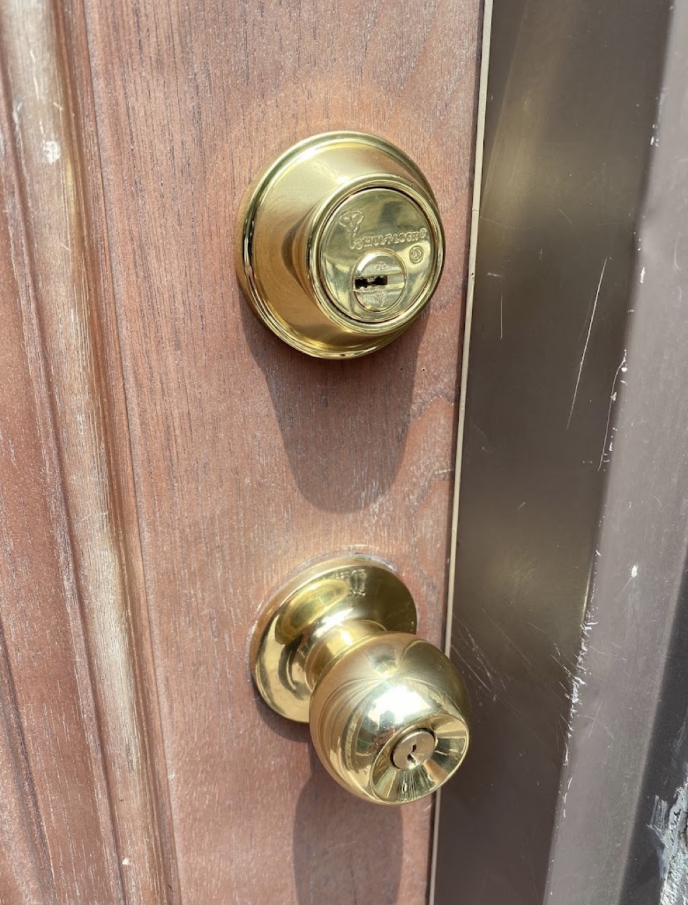 Residential deadbolt and entry hardware
